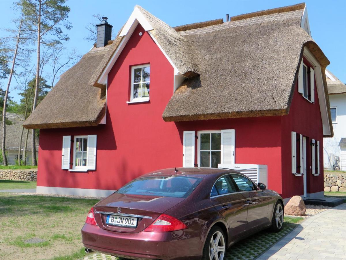 Reetdachhaus Am Haff Mit Sauna, Terrasse, Wlan Zirchow Ngoại thất bức ảnh